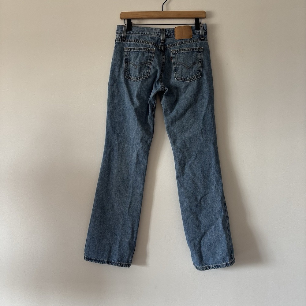 Y2K Levis 518 Jeans Women's Size 7 JR‎ M Blue Superlow Vtg 100% Cotton USA MADE